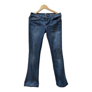 7 for all Mankind Kaylie Jeans Size 30 boot cut cotton spandex slim